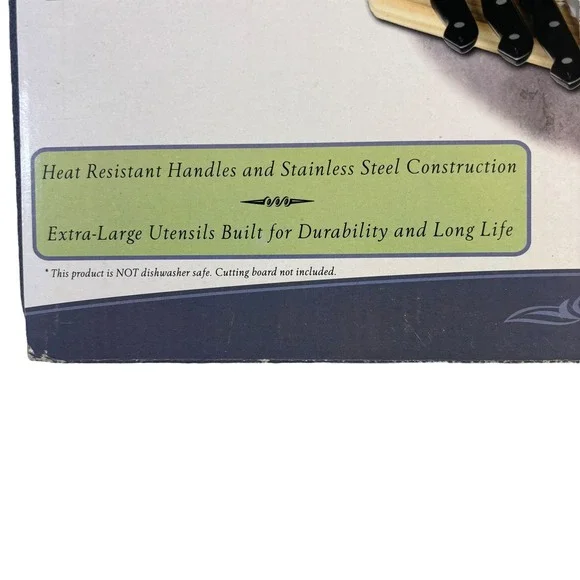 Gourmet Traditions 19 Piece Knife Set Kitchen Messer Stainless Steel Cutlery New - Picture 4 of 11